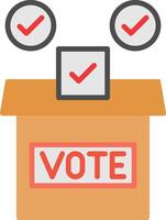 Tick Box Flat Icon vector