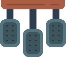 Pedals Flat Icon vector