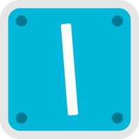 Arabic Language Flat Icon vector