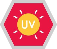 Uv Flat Icon vector