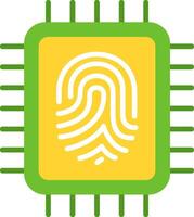 Cpu Flat Icon vector