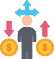 Decision Flat Icon vector