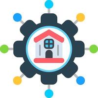 Management Flat Icon vector