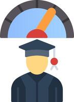 Performance Flat Icon vector