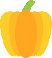 Bell Pepper Flat Icon vector