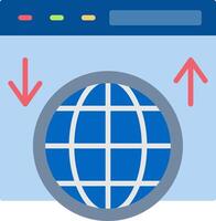 Browser Flat Icon vector