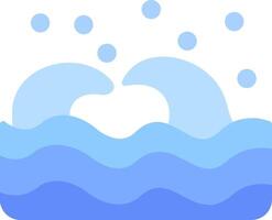 Wave Flat Icon vector