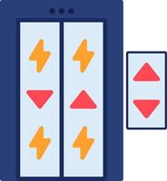 Elevator Flat Icon vector