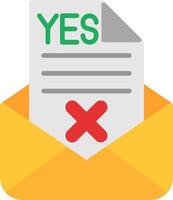 Mail Flat Icon vector
