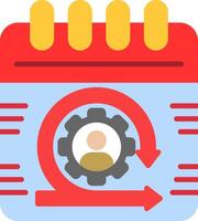Scrum Flat Icon vector