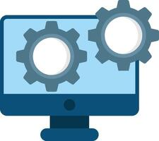 Settings Flat Icon vector