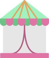 Tent Flat Icon vector