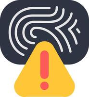 Error Flat Icon vector