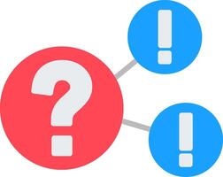 Questions Flat Icon vector