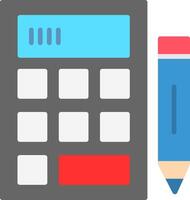 Calculator Flat Icon vector