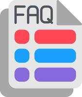 Document Flat Icon vector