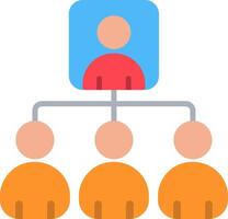 Flowchart Flat Icon vector