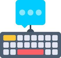Keyboard Flat Icon vector
