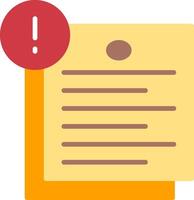 Notes Flat Icon vector