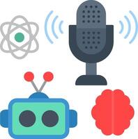 Speech Flat Icon vector