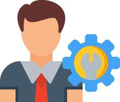 Technical Support Flat Icon vector
