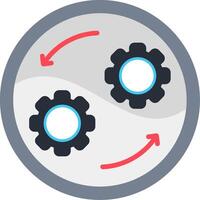 Automation Flat Icon vector