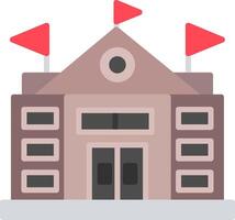 Embassy Flat Icon vector