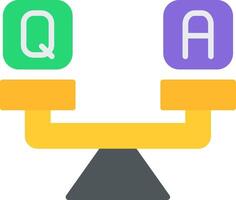 Faq Flat Icon vector