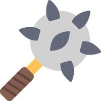 Mace Flat Icon vector