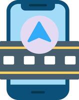 Navigation Flat Icon vector