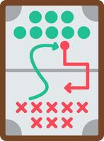 Tactics Flat Icon vector