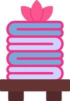Towels Flat Icon vector