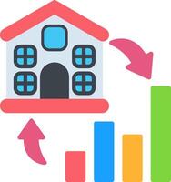 Analytics Flat Icon vector