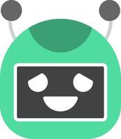 Bot Flat Icon vector
