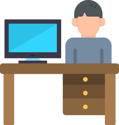 Desk Flat Icon