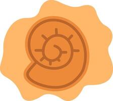 Fossil Flat Icon vector