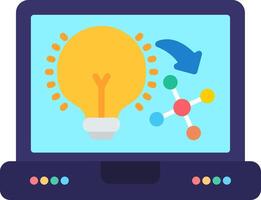 Idea Flat Icon vector