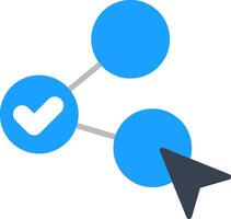 Networking Flat Icon vector
