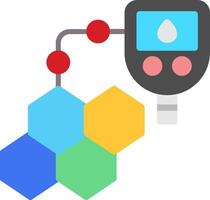 Molecule Flat Icon vector