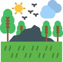 Pathway Flat Icon vector