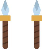 Lance Flat Icon vector