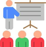 Presentation Flat Icon vector