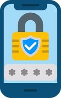 Security Flat Icon vector