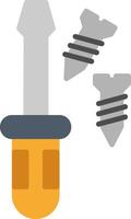 Screwdriver Flat Icon vector