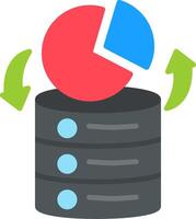 Server Flat Icon vector