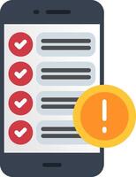 To Do List Flat Icon vector