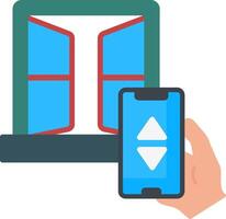 Window Flat Icon vector