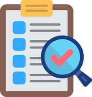 Checklist Flat Icon vector