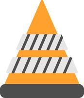 Cone Flat Icon vector