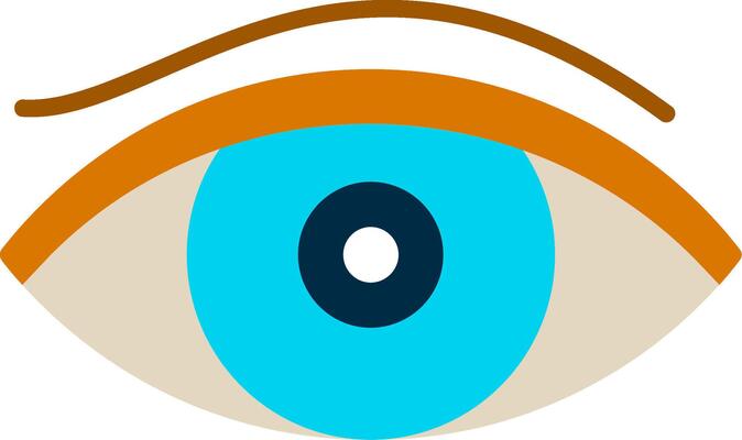 Eye Flat Icon